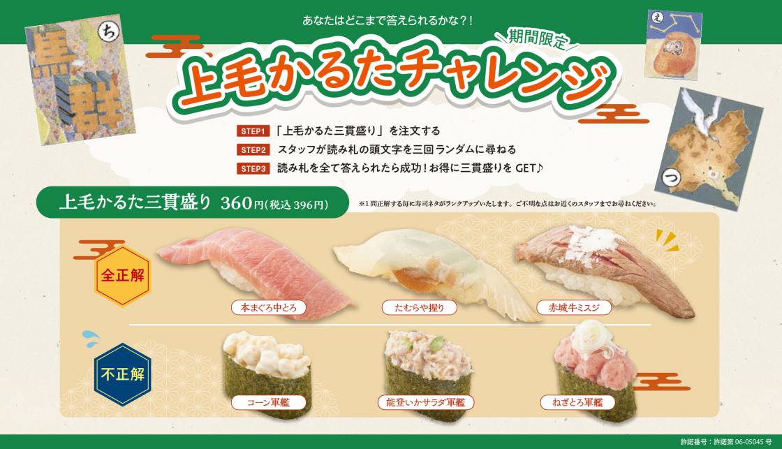 【期間限定】上毛かるたチャレンジ実施中！