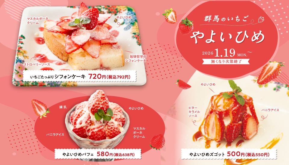 群馬のいちご やよいひめ 1/19~ 群馬のいちご やよいひめ 1/19~